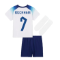 2022-2023 England Home Little Boys Mini Kit (Beckham 7)