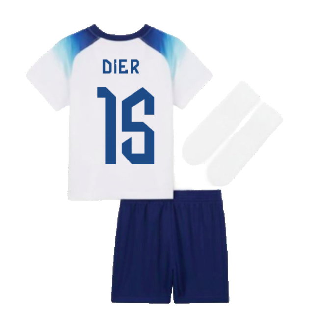 2022-2023 England Home Little Boys Mini Kit (Dier 15)