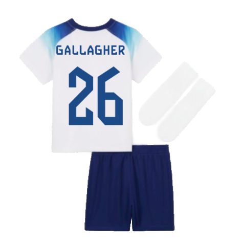 2022-2023 England Home Little Boys Mini Kit (Gallagher 26)