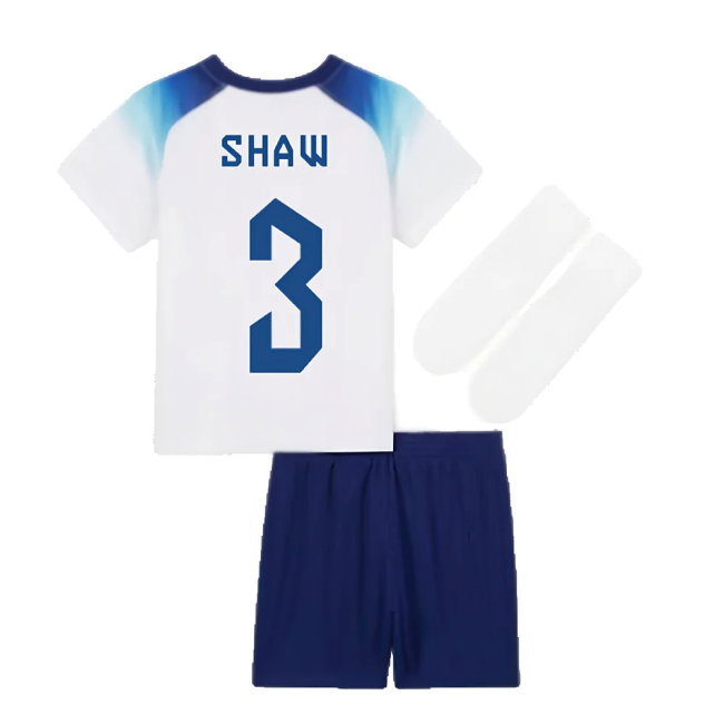 2022-2023 England Home Little Boys Mini Kit (Shaw 3)
