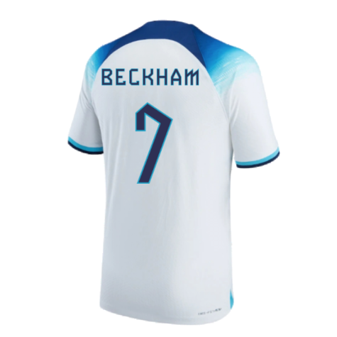 2022-2023 England Home Match Vapor Shirt (Beckham 7)