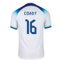2022-2023 England Home Shirt (Coady 16)