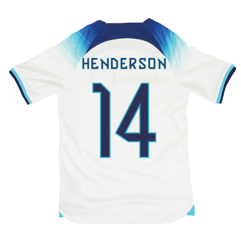 2022-2023 England Home Shirt (Kids) (HENDERSON 14)