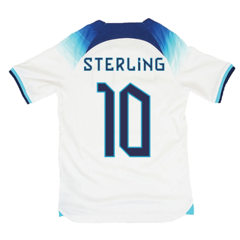 2022-2023 England Home Shirt (Kids) (STERLING 10)