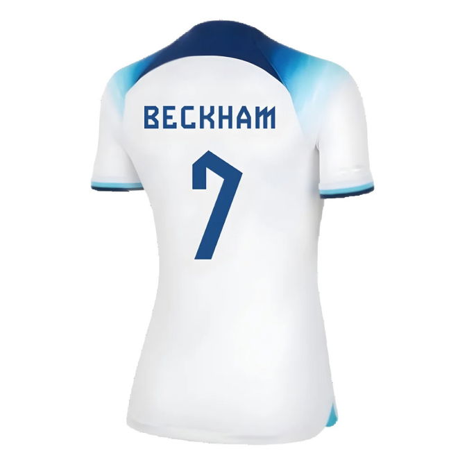 2022-2023 England Home Shirt (Ladies) (Beckham 7)