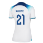 2022-2023 England Home Shirt (Ladies) (White 21)