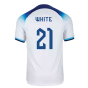 2022-2023 England Home Shirt (White 21)