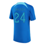 2022-2023 England Strike Dri-FIT Training Shirt (Blue) (Wilson 24)