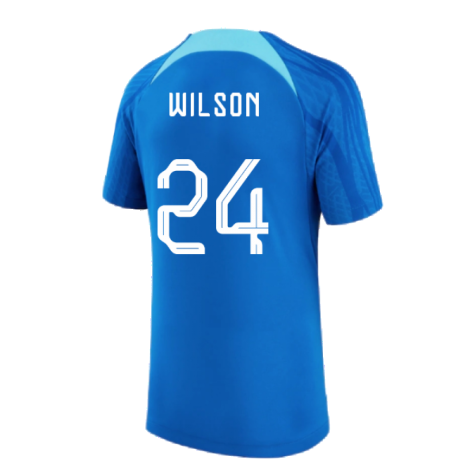 2022-2023 England Strike Training Shirt (Blue) - Kids (Wilson 24)