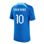 2022-2023 England Strike Training Shirt (Blue) - Kids (Your Name)
