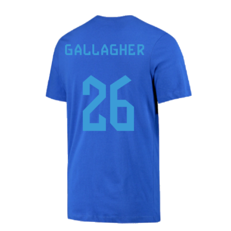 2022-2023 England Three Lions Tee (Blue) (Gallagher 26)