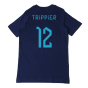 2022-2023 England Three Lions Tee (Navy) - Kids (Trippier 12)