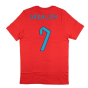 2022-2023 England World Cup Crest Tee (Red) - Kids (Grealish 7)
