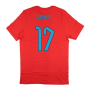2022-2023 England World Cup Crest Tee (Red) - Kids (Saka 17)