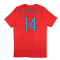 2022-2023 England World Cup Crest Tee (Red) (Phillips 14)