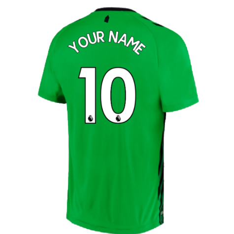 2022-2023 Everton Home Goalkeeper Shirt (Green) (Your Name)