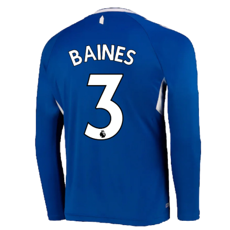 2022-2023 Everton Home Long Sleeve Shirt (BAINES 3)