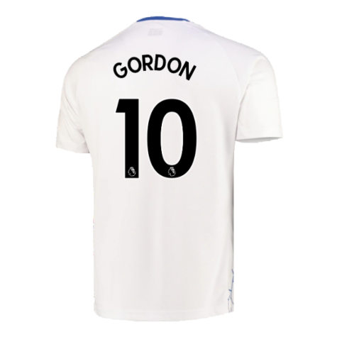 2022-2023 Everton Home Pre-Match Shirt (White) (GORDON 10)