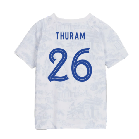 2022-2023 France Away Little Boys Mini Kit (Thuram 26)