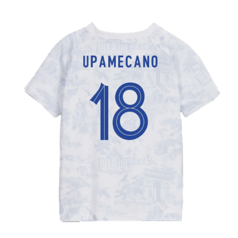2022-2023 France Away Little Boys Mini Kit (Upamecano 18)