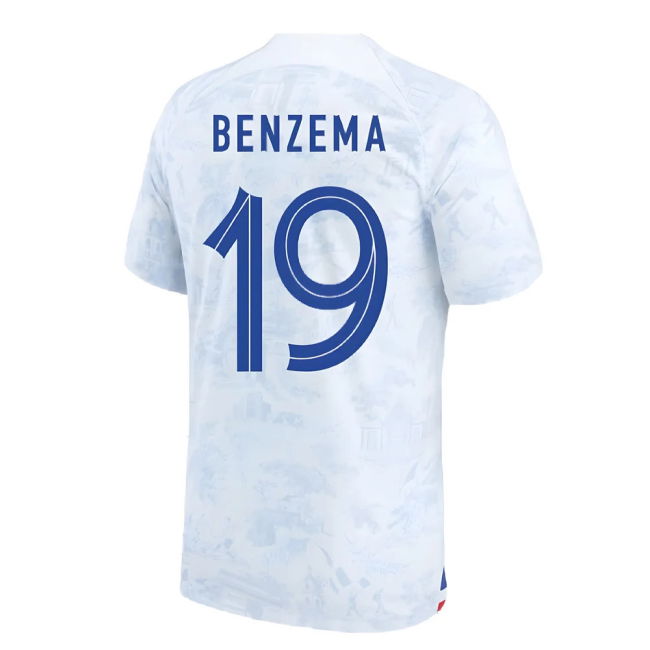 2022-2023 France Away Shirt (BENZEMA 19)