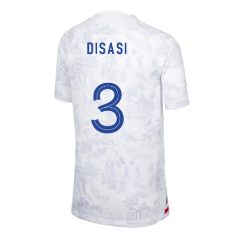 2022-2023 France Away Shirt (Kids) (Disasi 3)