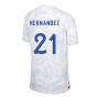 2022-2023 France Away Shirt (Kids) (Hernandez 21)