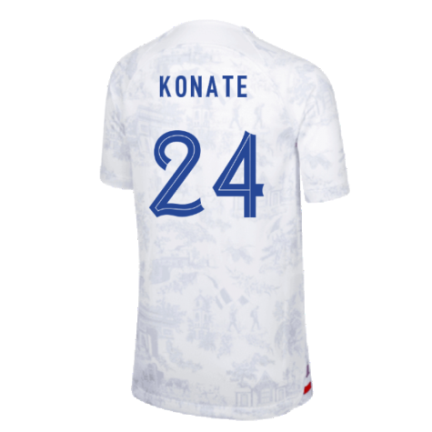 2022-2023 France Away Shirt (Kids) (Konate 24)