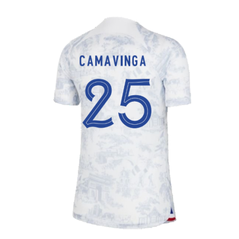 2022-2023 France Away Shirt (Ladies) (Camavinga 25)