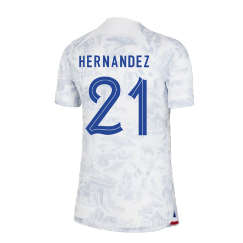 2022-2023 France Away Shirt (Ladies) (Hernandez 21)