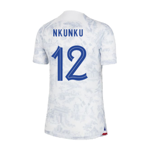 2022-2023 France Away Shirt (Ladies) (Nkunku 12)