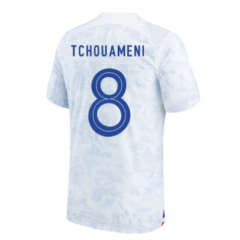 2022-2023 France Away Shirt (TCHOUAMENI 8)