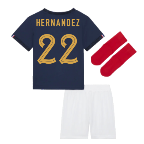 2022-2023 France Home Little Boys Mini Kit (Hernandez 22)