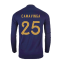 2022-2023 France Home Long Sleeve Shirt (Camavinga 25)