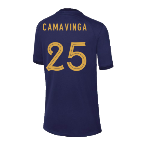 2022-2023 France Home Shirt - Kids (Camavinga 25)