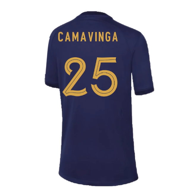 2022-2023 France Home Shirt - Kids (Camavinga 25)