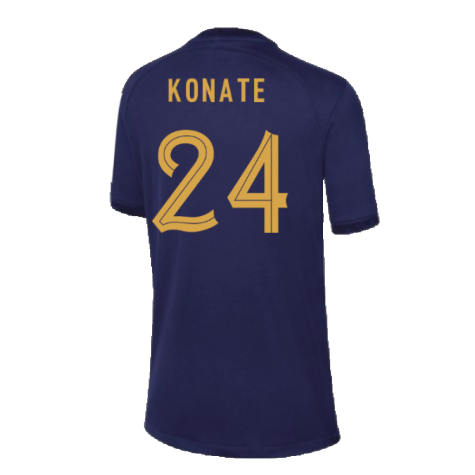 2022-2023 France Home Shirt - Kids (Konate 24)