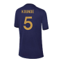 2022-2023 France Home Shirt - Kids (Kounde 5)