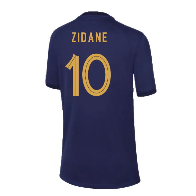 2022-2023 France Home Shirt - Kids (Zidane 10)