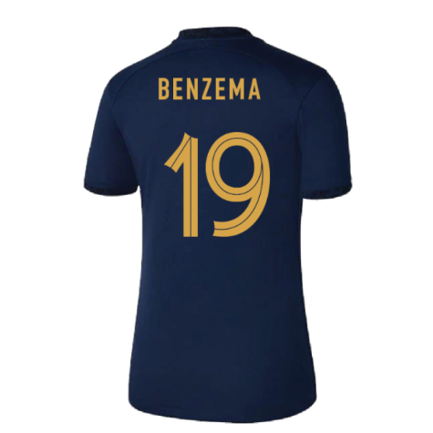 2022-2023 France Home Shirt (Ladies) (Benzema 19)