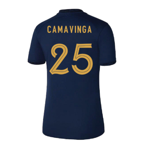 2022-2023 France Home Shirt (Ladies) (Camavinga 25)