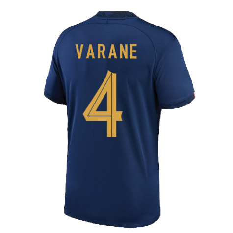 2022-2023 France Home Shirt (VARANE 4)