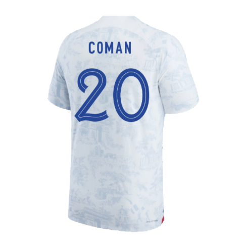 2022-2023 France Match ADV Dri-Fit Away Shirt (Coman 20)