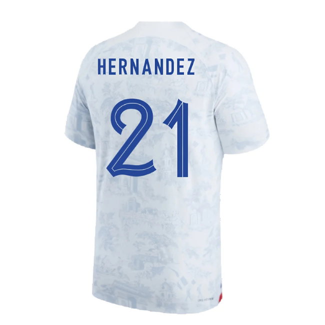 2022-2023 France Match ADV Dri-Fit Away Shirt (Hernandez 21)