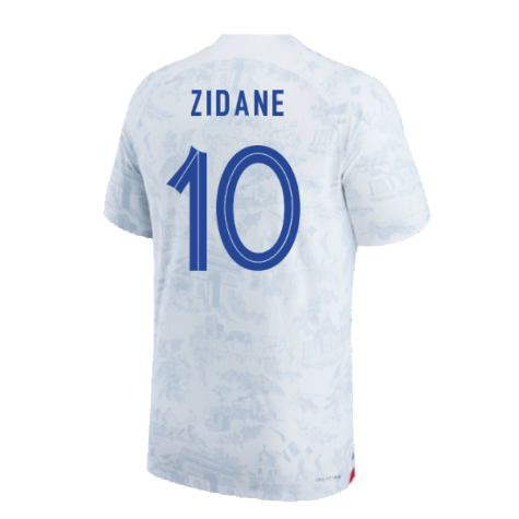 2022-2023 France Match ADV Dri-Fit Away Shirt (Zidane 10)