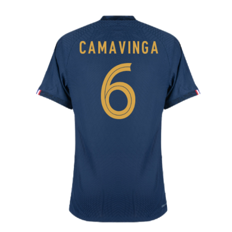 2022-2023 France Match Home Player Issue Shirt (CAMAVINGA 6)