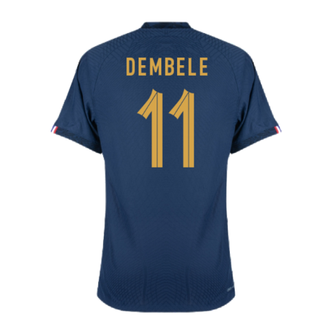 2022-2023 France Match Home Player Issue Shirt (DEMBELE 11)