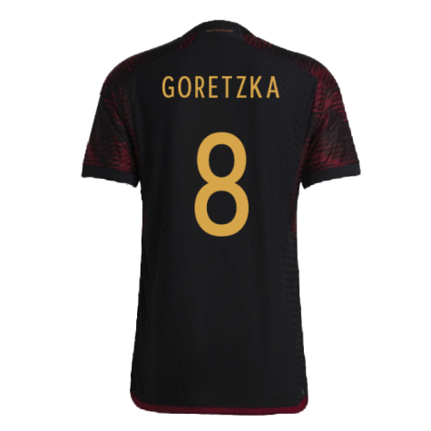 2022-2023 Germany Authentic Away Shirt (GORETZKA 8)