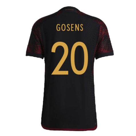2022-2023 Germany Authentic Away Shirt (GOSENS 20)