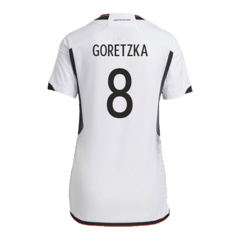 2022-2023 Germany Authentic Home Shirt (Ladies) (GORETZKA 8)
